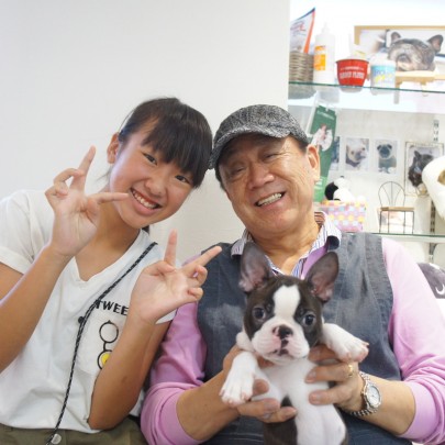 ボストンテリアの男の子！