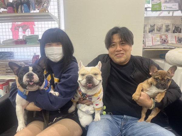 ★千葉県のお客様★フレンチブルドッグの海くん！サムネイル